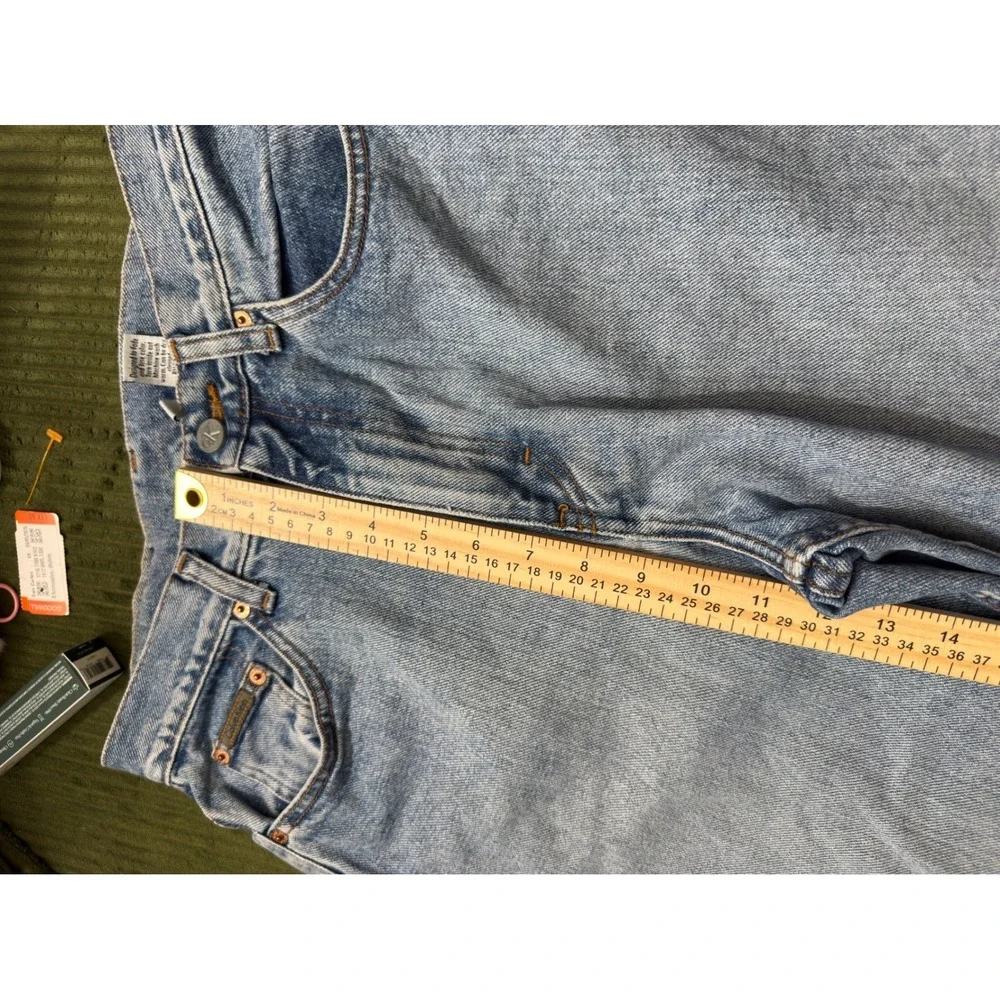Vintage Calvin Klein Jeans Womens 12 Light Wash‎ HighRise TaperedMade USA AA28